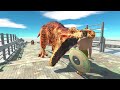 FIRE T-REX DEATH CLIMB - Animal Revolt Battle Simulator