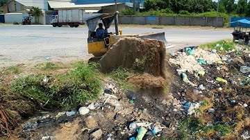 Amazing Update Actions!! Delete Garbage Dump By Skill Dozer Clear Grass, Tree and Pushing Garbage