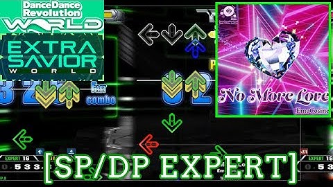 【DDR WORLD】 No More Love / EmoCosine [SP/DP EXPERT] 譜面確認 Play