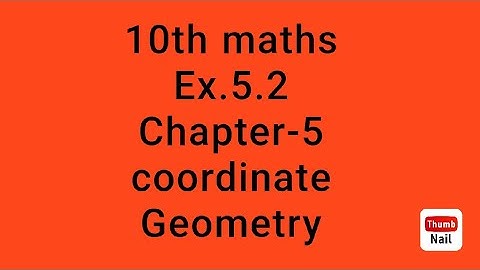10th maths Chapter-5 Ex.5.2,q.no.14,coordinate Geometry #tn10th #10thmaths #10th #maths
