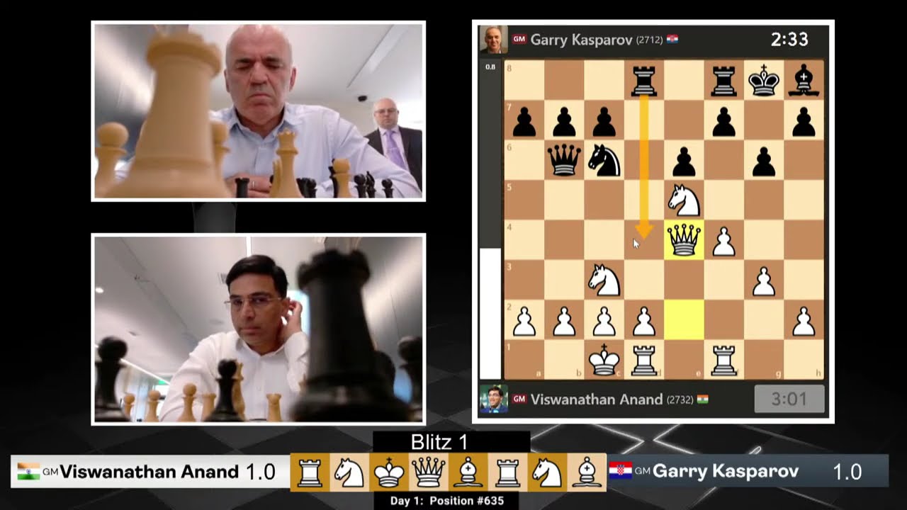 ПОЛНЫЙ БЛИЦ 1: Ананд против Каспарова | D1 