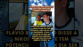 Flávio olha para Nikolas e solta uma frase que chamou atenção 👀