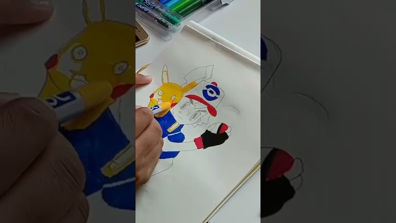 Making Pokemon cartoon characters 🤩