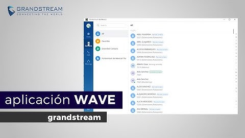 Herramienta de colaboración Wave Grandstream