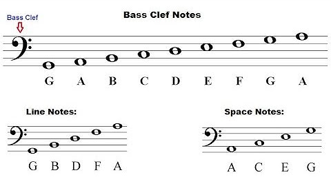 How To Read Notes In The Bass Clef - Basic Music Theory Lesson For Beginners