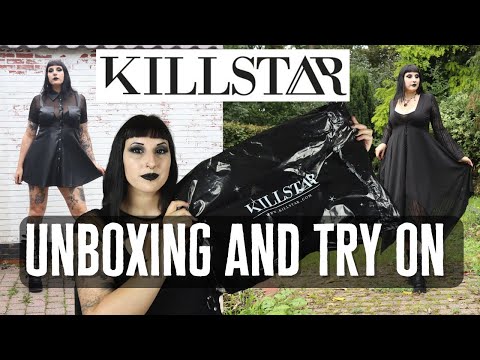 Killstar unboxing and try on - goth fall looks