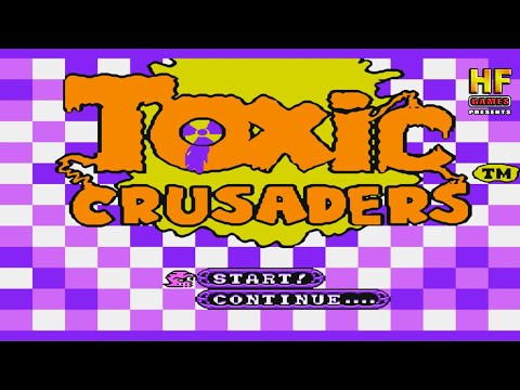 Toxic Crusaders. NES [No Damage Walkthrough / Прохождение без урона] - Денди | Dendy | Famicom Games