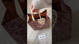 Simple and easy way to make a gift bag #diy #handmade #hacks #giftbag #shorts #tutorial #how #gift
