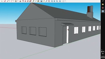 Timelapse Video - Texturing a House in SketchUp 2021 II MSTS FAN II