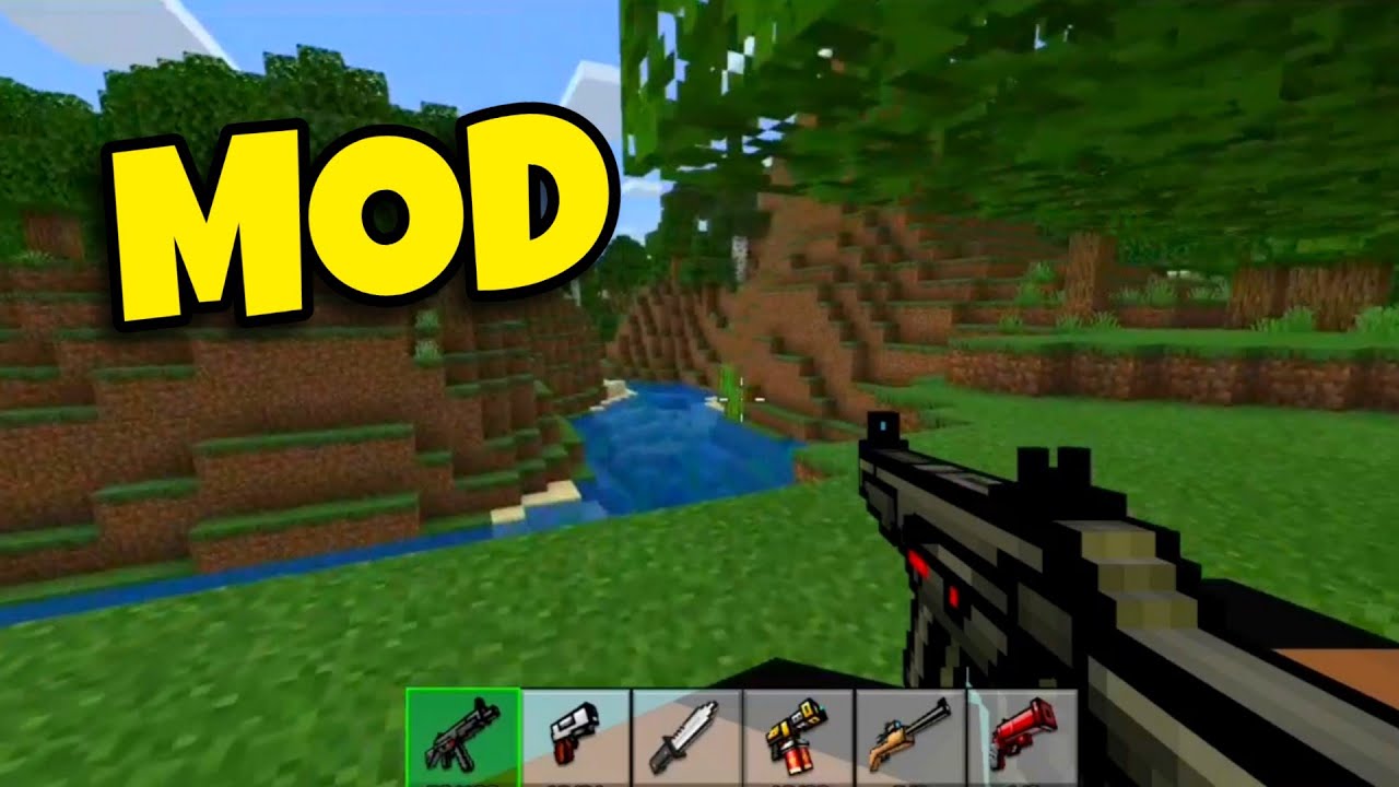 minecraft pixel gun 3d game mod vikkstar