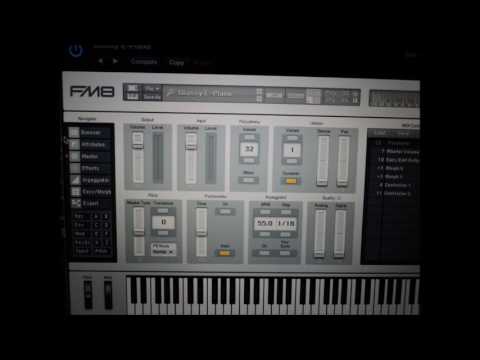 FM8 e-piano sound - smooth ballad, 80's style