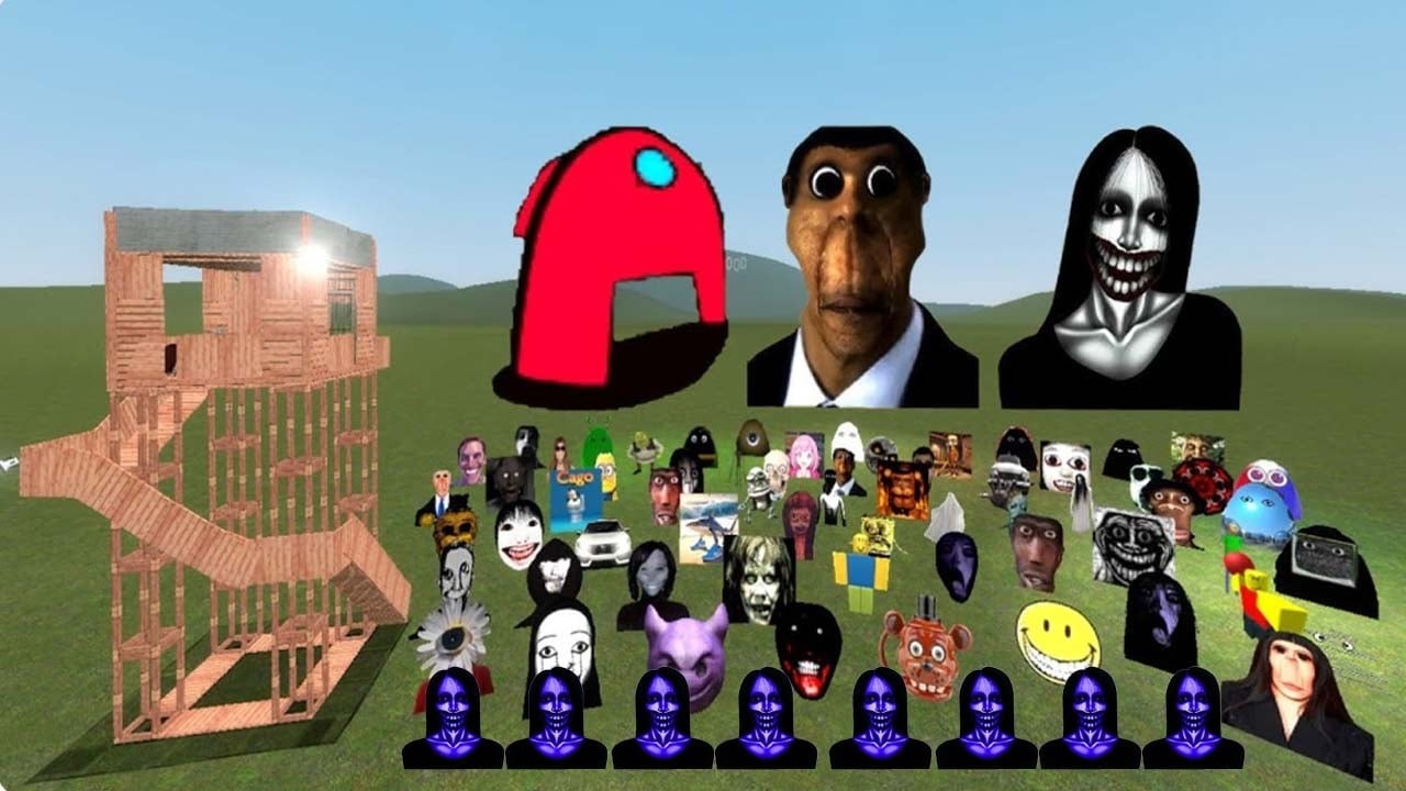 Too Much Nextbots Vs Towers in Garry's Mod!