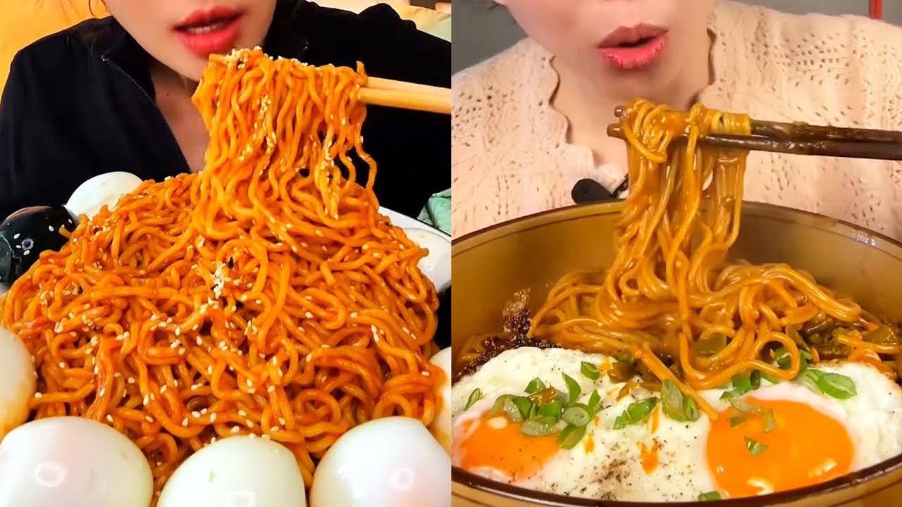 So Spicy, So Slurpy 🌶️ Spicy Noodles & Eggs Mukbang ASMR Ep. 1