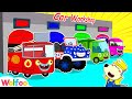 Wolfoo's Playing Profession and Plays with Toy Cars #2| Wolfoo Family Kids Cartoon