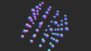Setting the position of mesh objects to the vertices of a geometry - threejs demo
