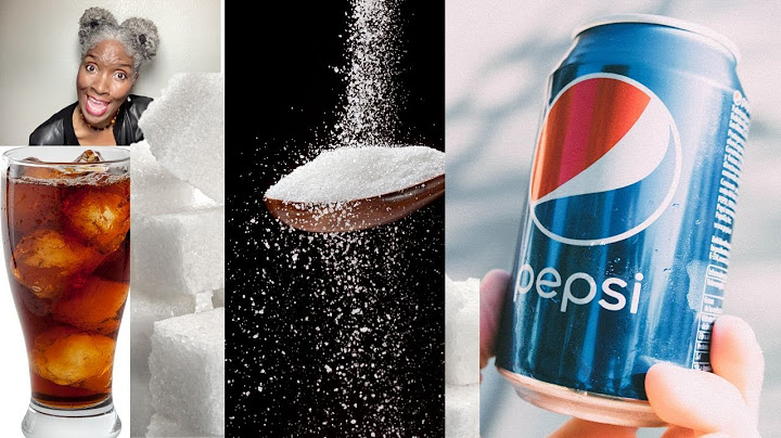 How many grams of sugar in can of pepsi