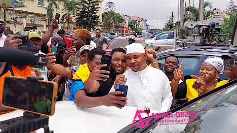 MC OLUOMO @ 50TH......JOYFUL MOMENTS MC OLUOMO WAS WOW WITH SUPRISE BIRTHDAY PARTY @ HIS HOUSE