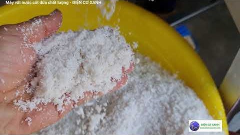 Máy vắt nước cốt dừa chất lượng, vắt kiệt xác dừa lấy hết nước cốt dừa - ĐIỆN CƠ XANH 0984467870