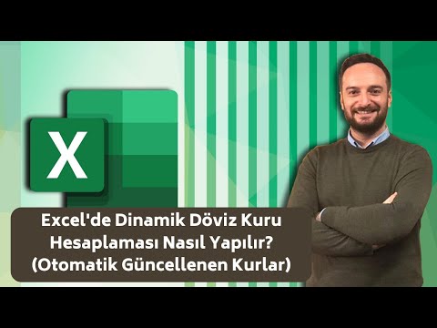 Excel'de Dinamik Döviz Kuru Hesaplaması Nasıl Yapılır? (Otomatik Güncellenen Kurlar) | Oğuzhan ÇOLAK