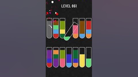 water sort puzzle - level 861