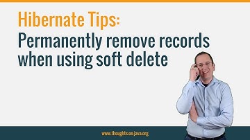 Hibernate Tip: Permanently remove records when using soft delete