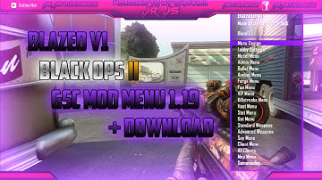 BO2 TU18/1.19 BlazeD v1 GSC Mod Menu + Download