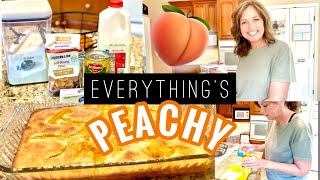 Fast & Easy peach cobbler with canned peaches | “EVERYTHING’s PEACHY COBBLER” 2021