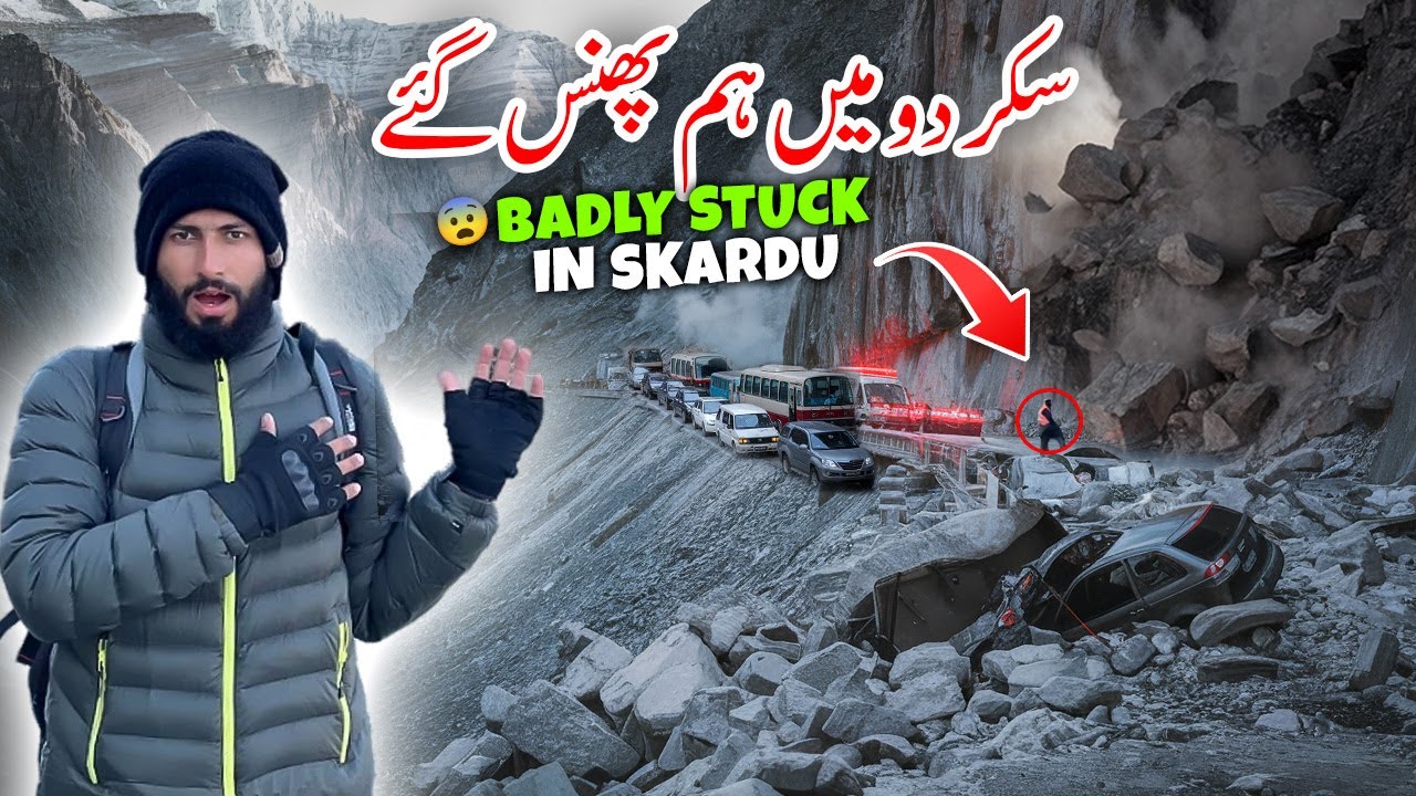 😨Badly Stuck in Skardu After Snow Fall | Life's Most Dangerous Adventure in Northern Pakistan