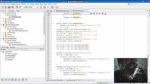 Demo Matriks Ordo perjumlahan, pengurangan, dan perkalian Java (Netbeans 8.2)