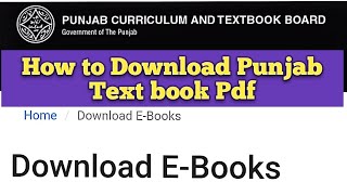 How to Download Punjab Text Book Pdf | Download Punjab Text Books Pdf screenshot 5