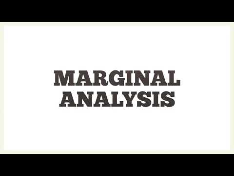 Video: Kas ir marginālā analīze?