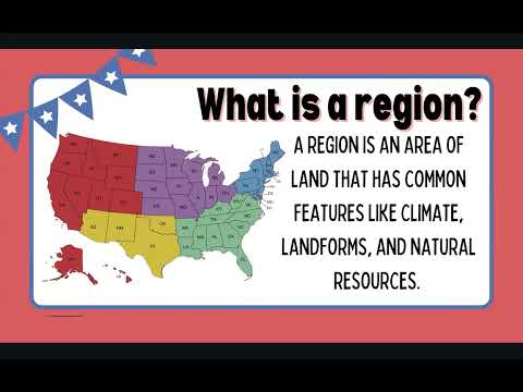Introduction to the 5 Regions of the United States | Geography for MLs, ELs, ELL