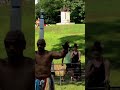 Genie skater balances magical water using orb tech #centralpark #rollerskating