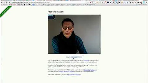 Face Substitution (all WebGL, no flash)