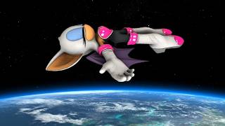 Rouge is lost in space | Sonic Adventure 2 (Dark Story)