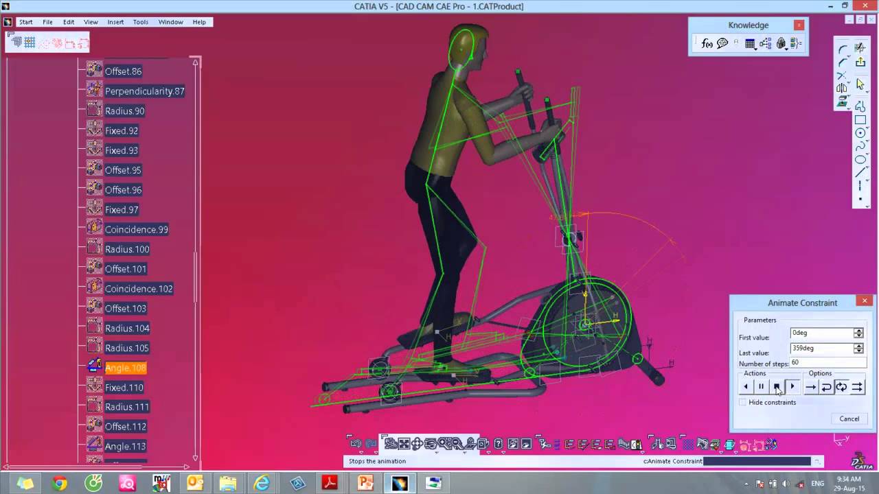 Mô phỏng chuyển động CATIA V5 - CAD CAM CAE Pro - YouTube