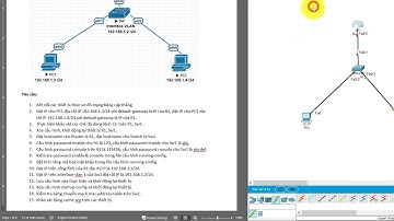 Lab1 - Cấu hình cơ bản cho Router và Switch Cisco