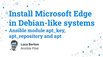Install Microsoft Edge in Debian-like systems - Ansible module apt_key, apt_repository and apt