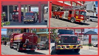 Jamaican Fire Brigade Montego Bay Fire Station Area 4 Responding from Headquarters