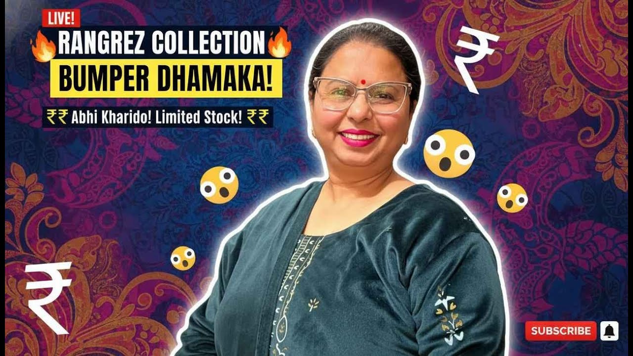 Live Stream of Rangrez collection - YouTube