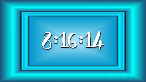 Free Digital Clock for PowerPoint - MatsClock 120021