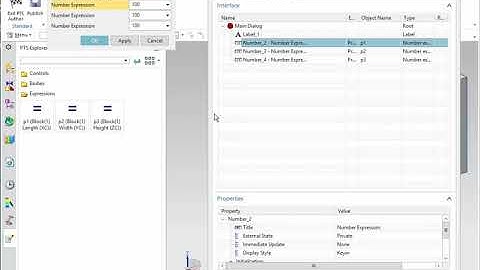 Creating a basic PTS Template in NX Manager using Product Template Studio Author in NX 11