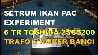 Setrum Ikan PAC FEEDBACK 6 Toshiba 2SC5200 NPN Trafo 5 Amper Banci