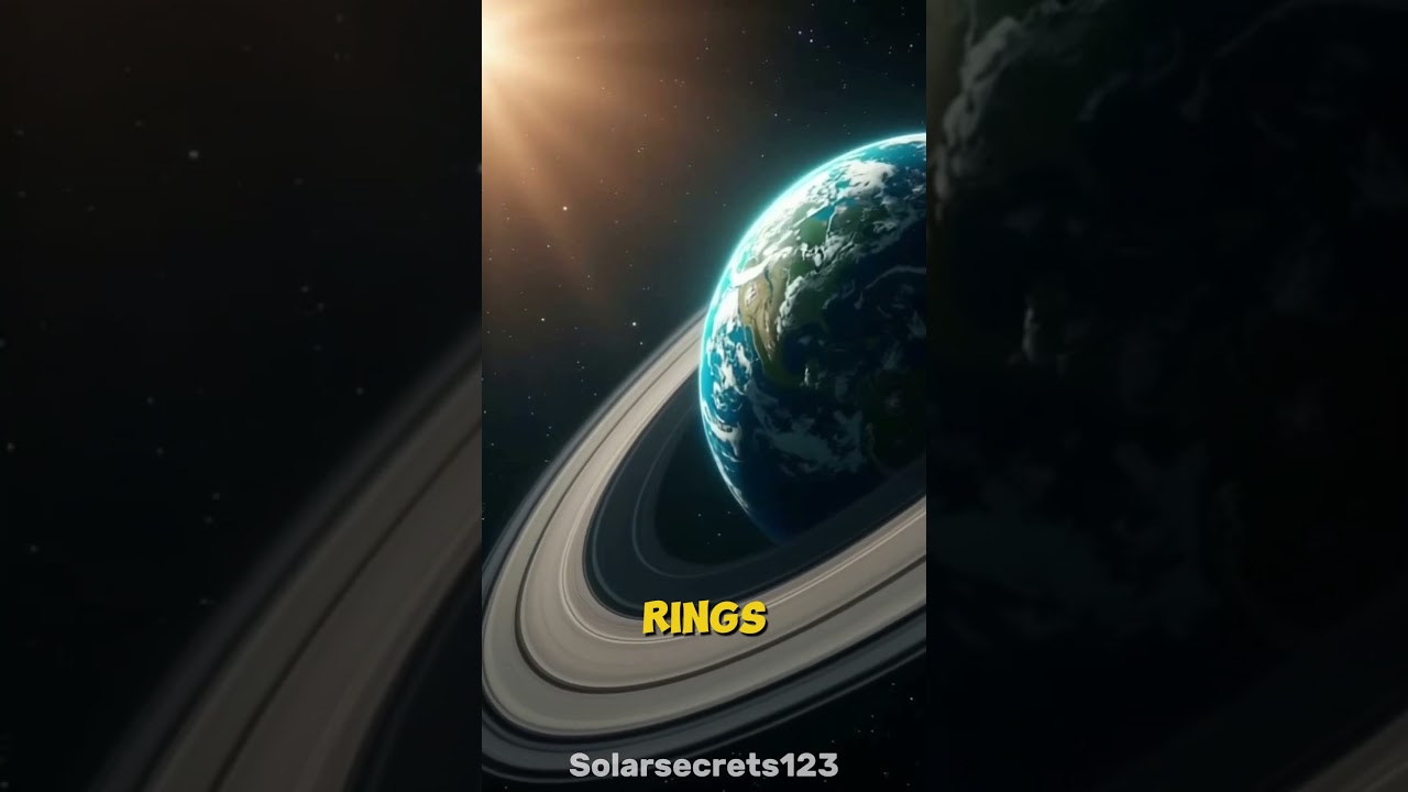 What if Earth have rings like Saturn?😮 ll  