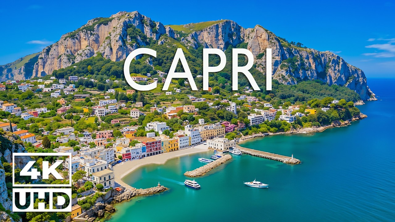 Capri Island 4K | Italy's Summer Paradise | Blue Grotto, Faraglioni ...