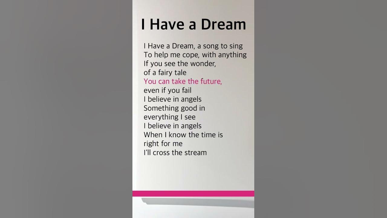 ABBA “I Have A Dream”[Understand English Through Music]