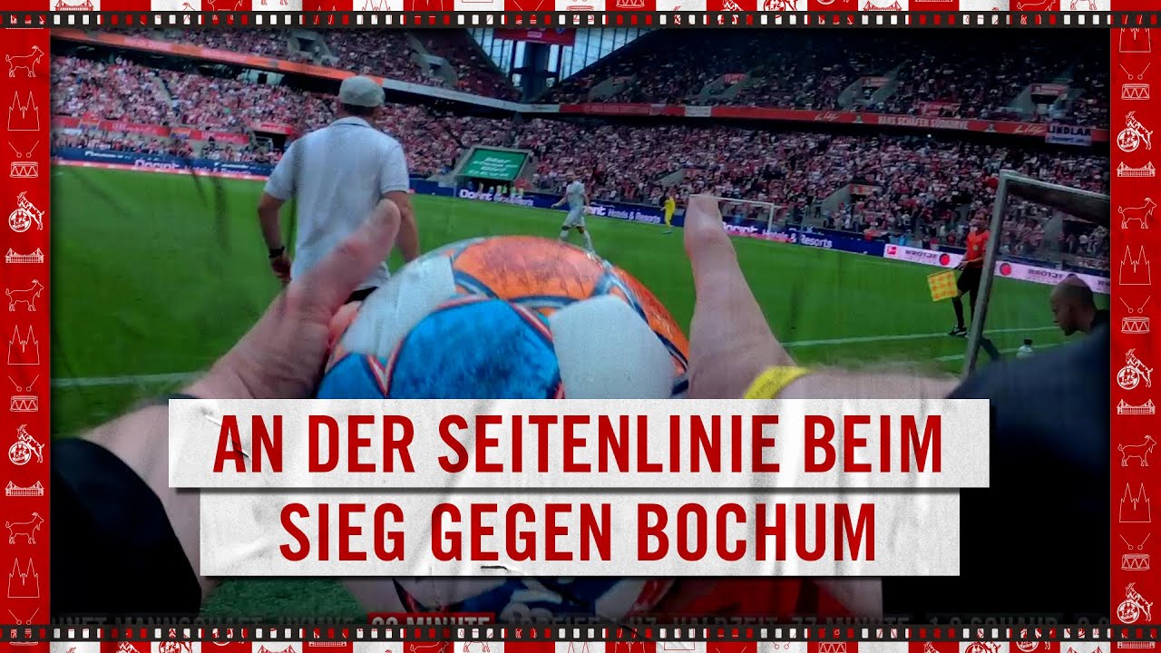 POV: An der SEITENLINIE beim SIEG gegen BOCHUM | 1. FC Köln | Steffen Baumgart