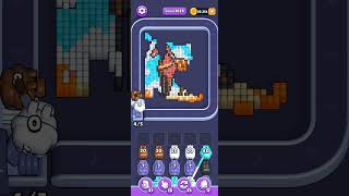 Pixel flow - Level 1039 (hard) - walkthrough without power ups