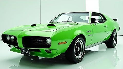 1972 AMC Javelin AMX: The Forgotten Muscle Car Icon