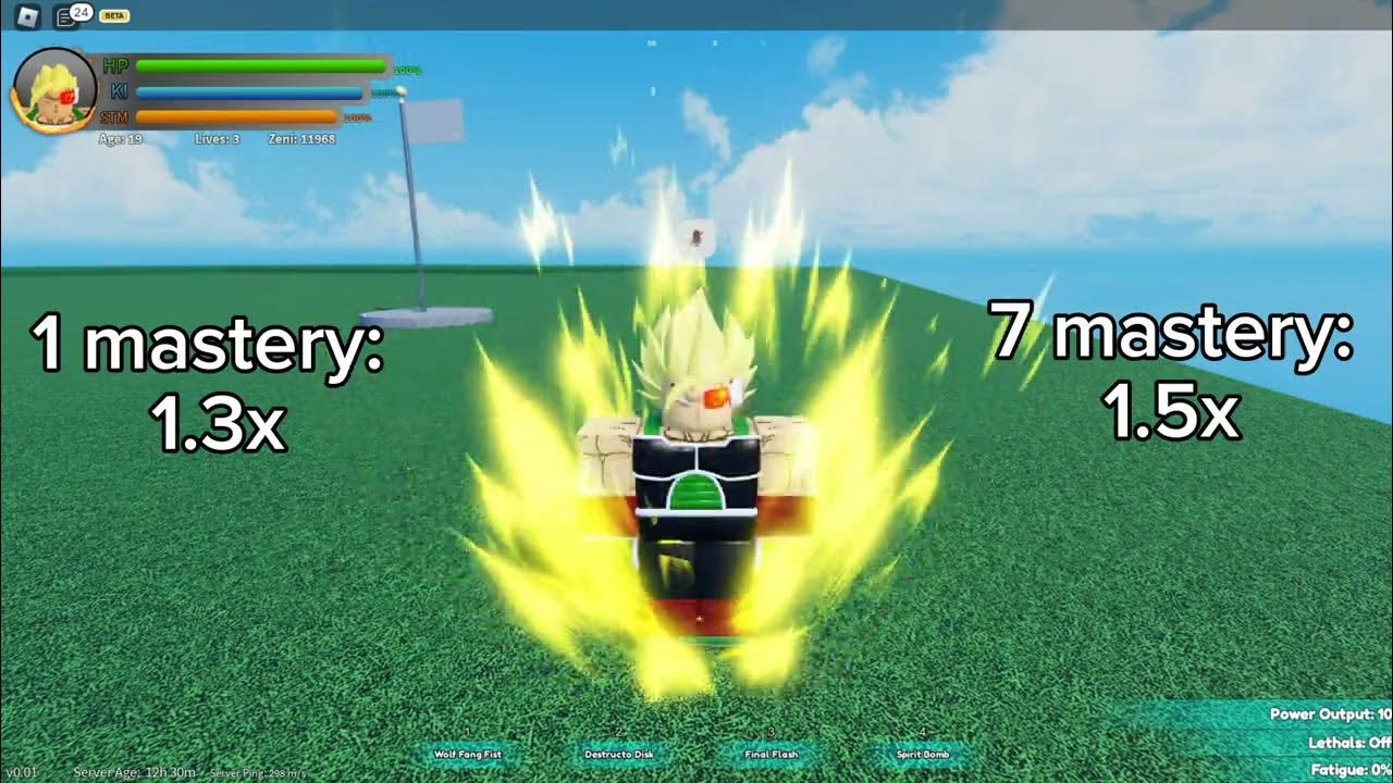 Super saiyan 1 budokai z pre alpha youtube